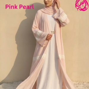Pink Pearl Abaya By Almiyas - Image 2