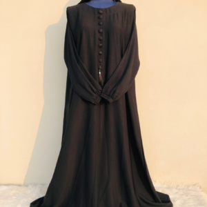 Noir Grace Abaya By Almiyas - Image 1