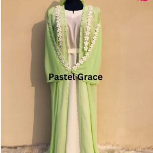 pastel grace Abaya' By Almiyas - Image 2