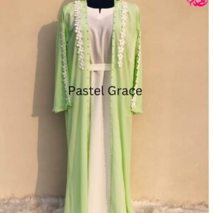 pastel grace Abaya' By Almiyas - Image 1