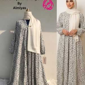 Full Flare Printed Abaya By ALMIYAS - Image 1