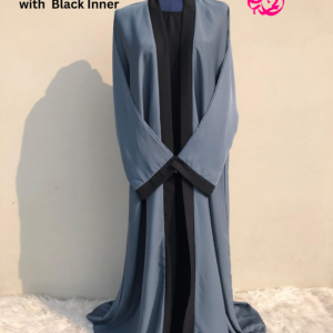 Double layer Abaya With Black Inner by almiyas - Image 1